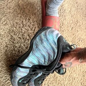 Nike Black and Iridescent Athletic Shoes